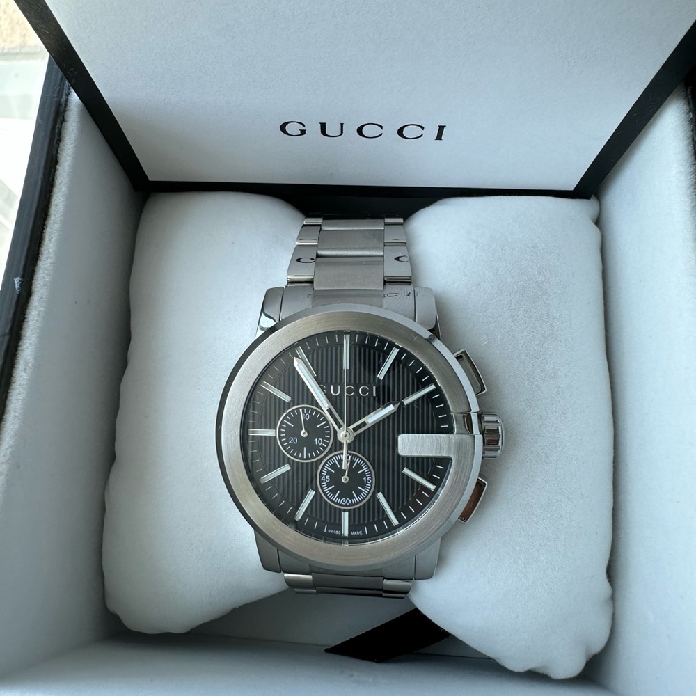 GUCCI G-Chrono Black Dial Watch YA101204 - Picture 2 of 8